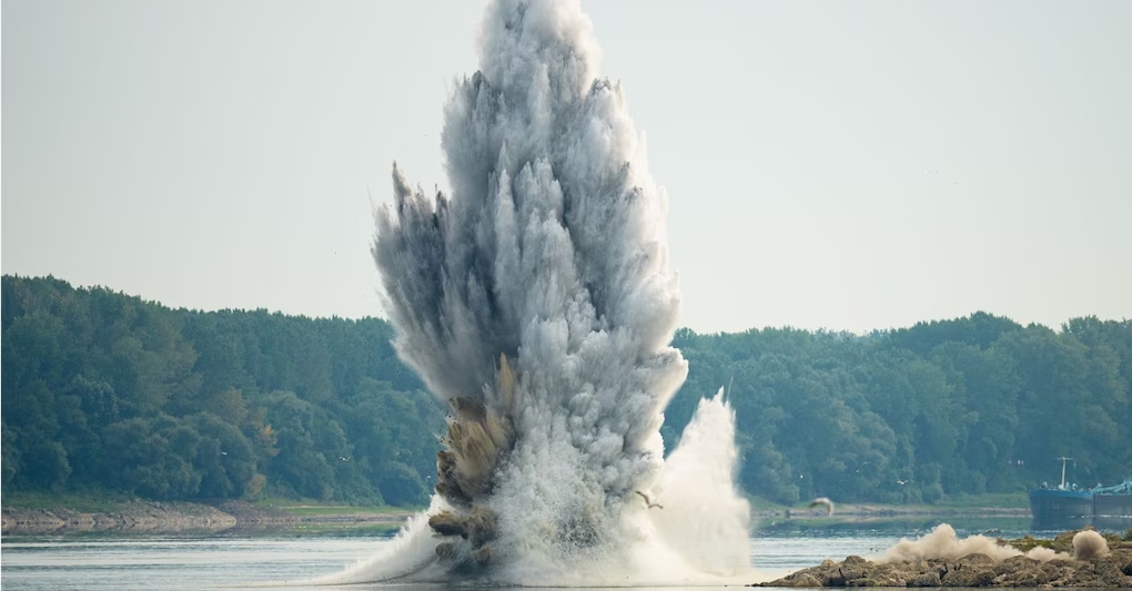 Romania blasts Danube riverbed as drought threatens nuclear power