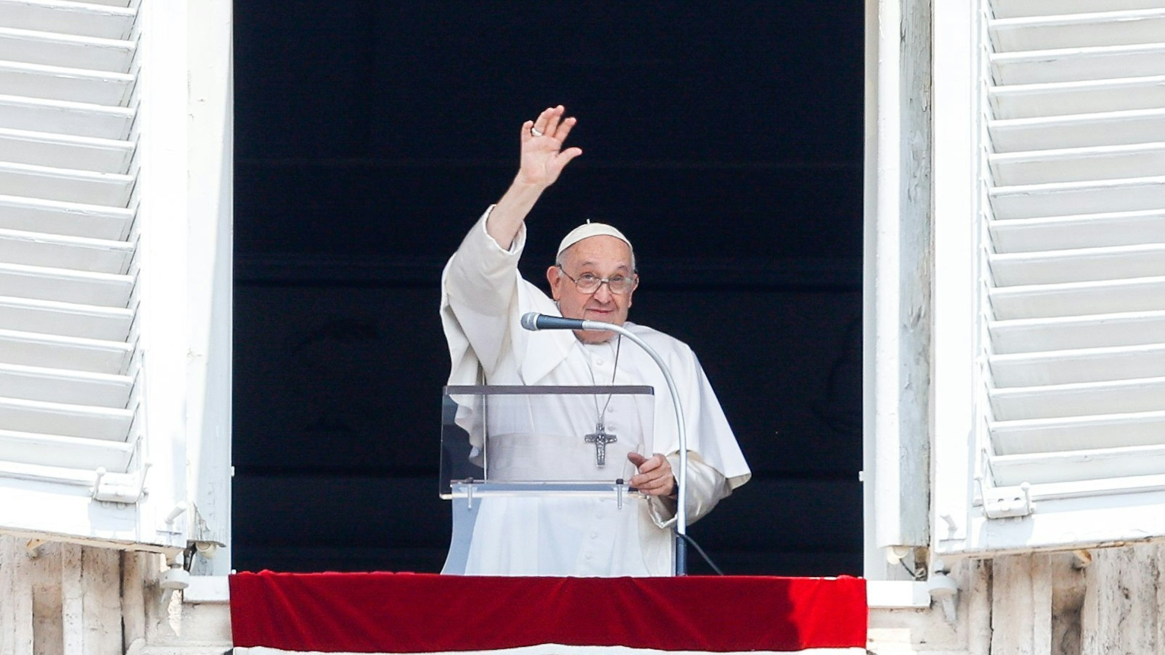 Angelus. Papa Francesco: «I discepoli tacciono per la vergogna. L'orgoglio aveva chiuso il loro cuore»