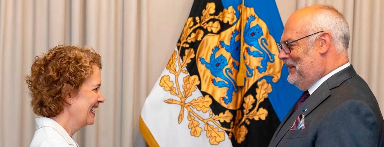 Jo Lomas formally takes up post as UK Ambassador to Estonia