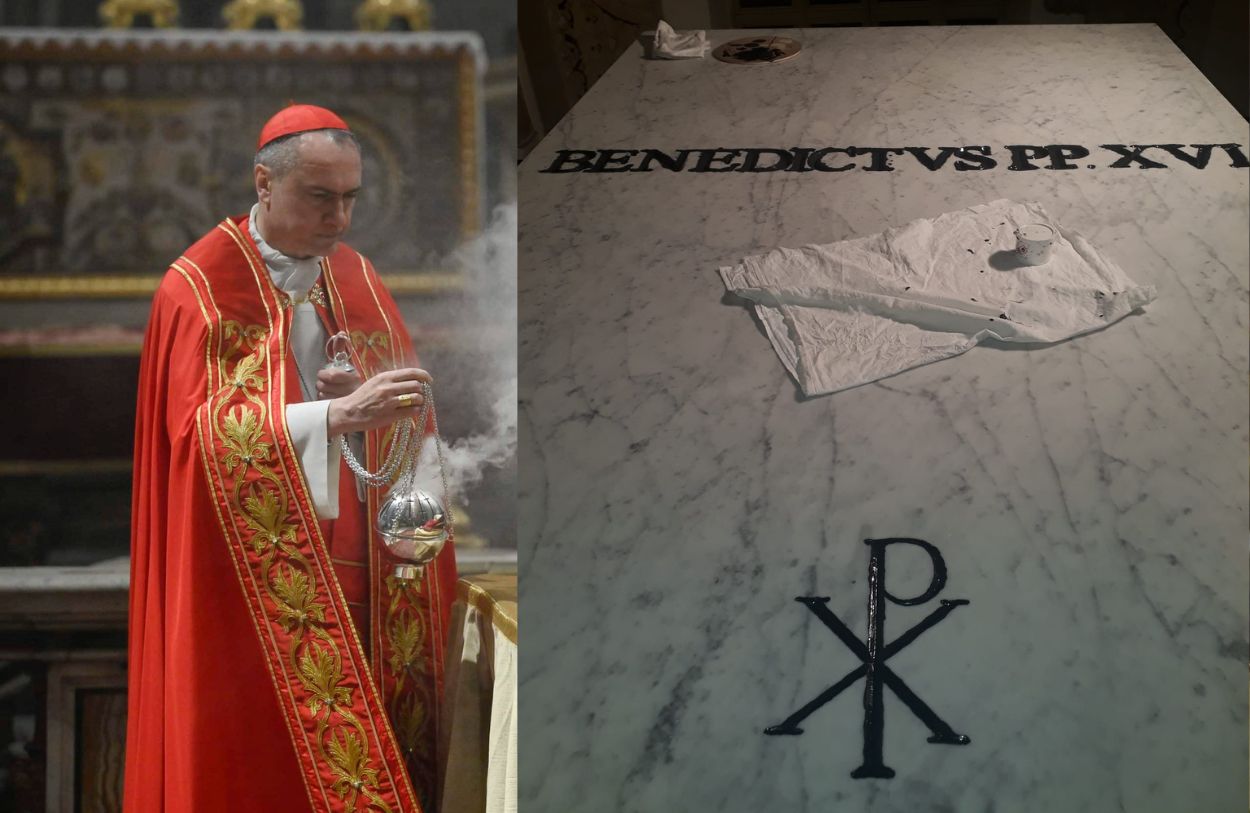 La gestione Gambetti disonora anche la salma di Benedetto XVI