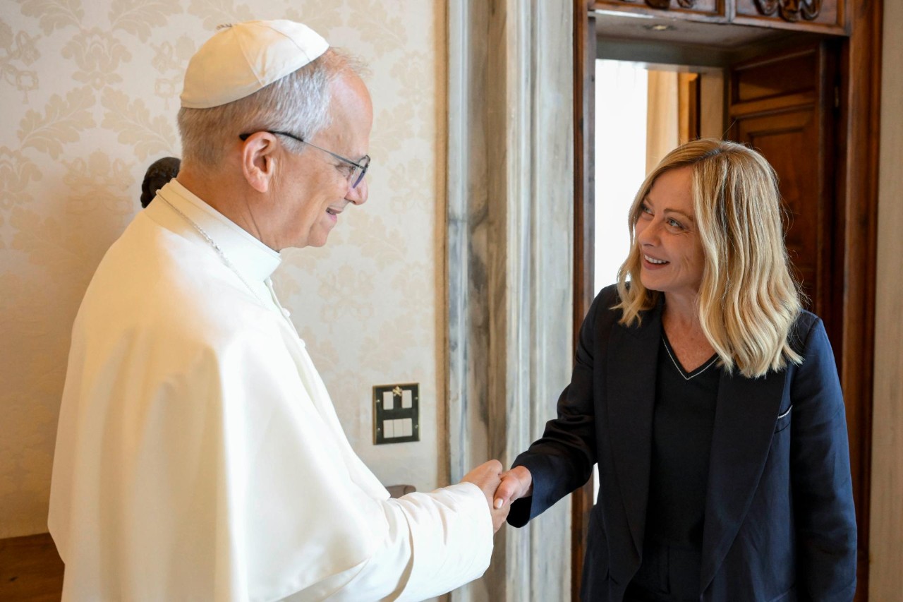 Italia - Santa Sede. Meloni in Vaticano incontra Leone XIV