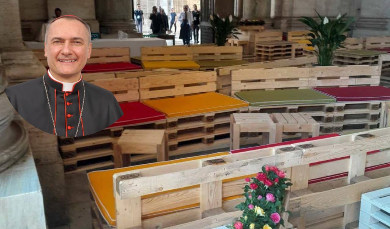 Il Papa ricoverato e Gambetti trasforma la Basilica in un pub