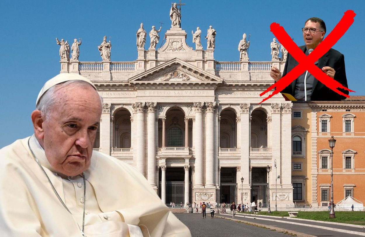 Bandiere a mezz'asta al Laterano. Francesco prende le redini del Vicariato di Roma. Pedretti game over