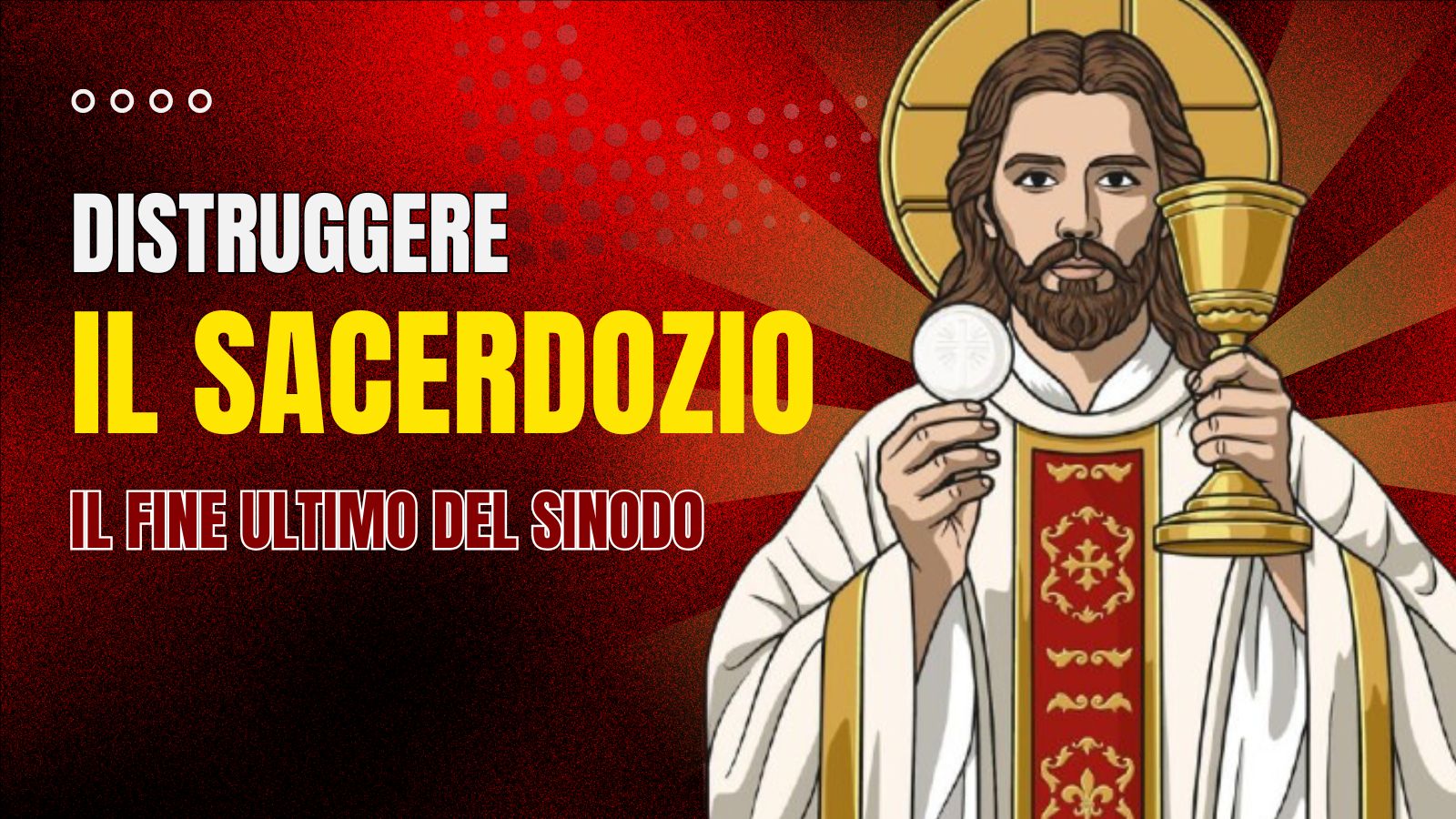 Distruggere il sacerdozio ministeriale. Un fine comune per il Sant'Uffizio e il Sinodo