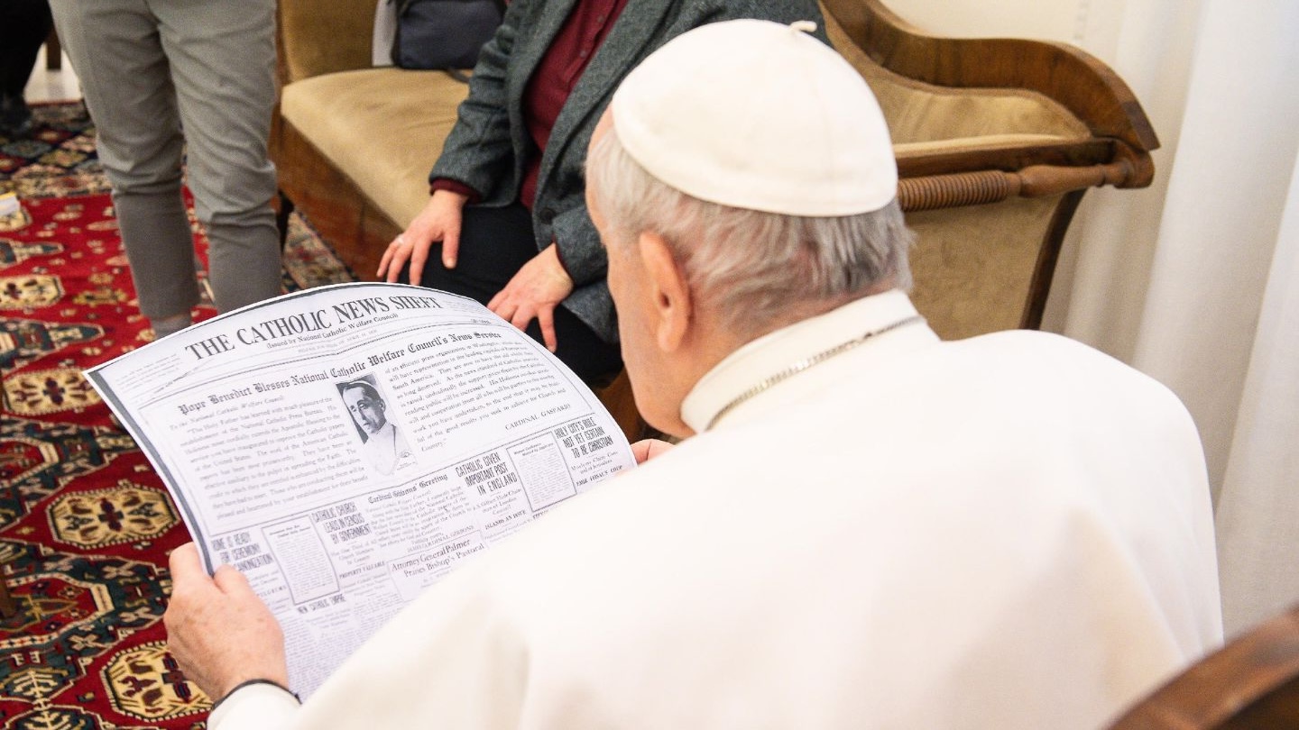 Papa Francesco ai giornalisti cattolici: "Formazione, Tutela e Testimonianza"