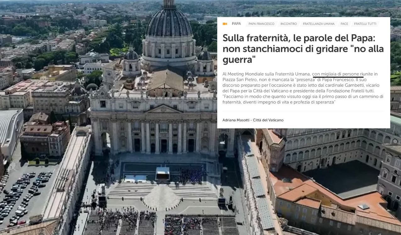 Il fallimento di Gambetti e le fake news di Vatican News