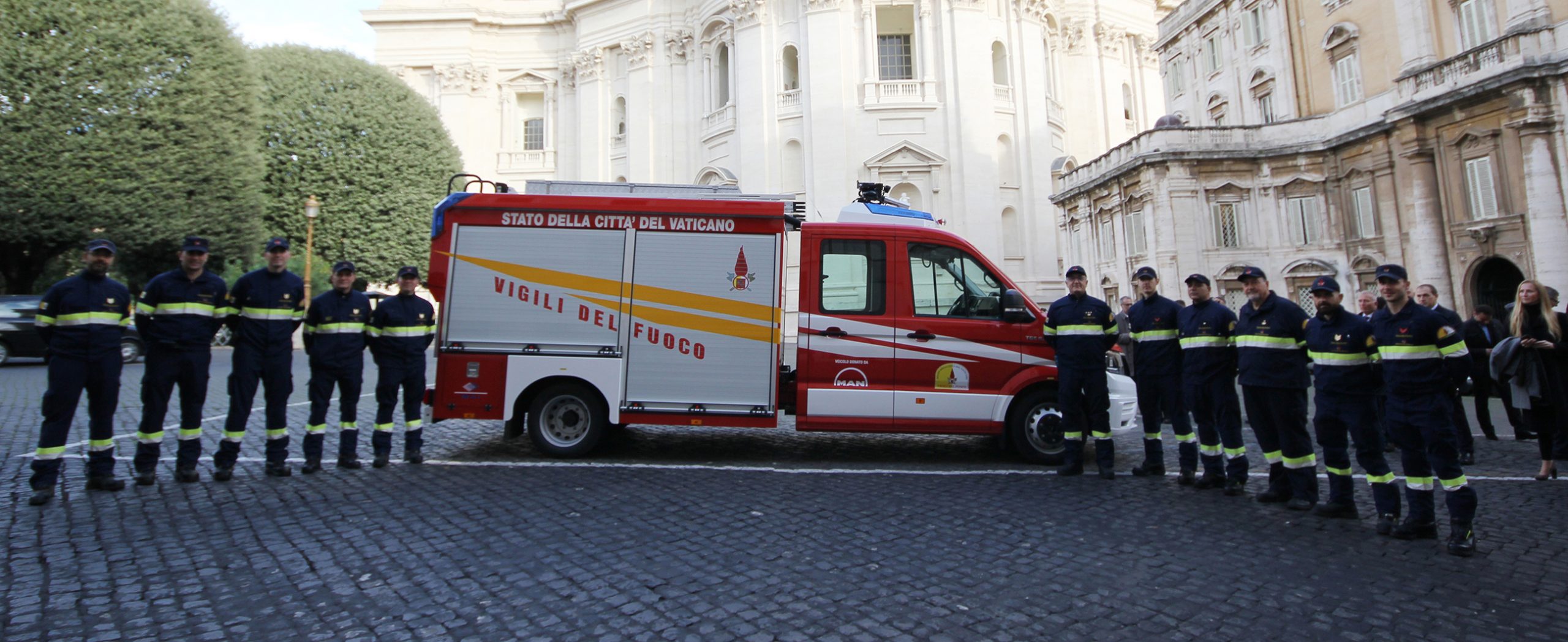 Vaticano: Vigili del Fuoco in azione