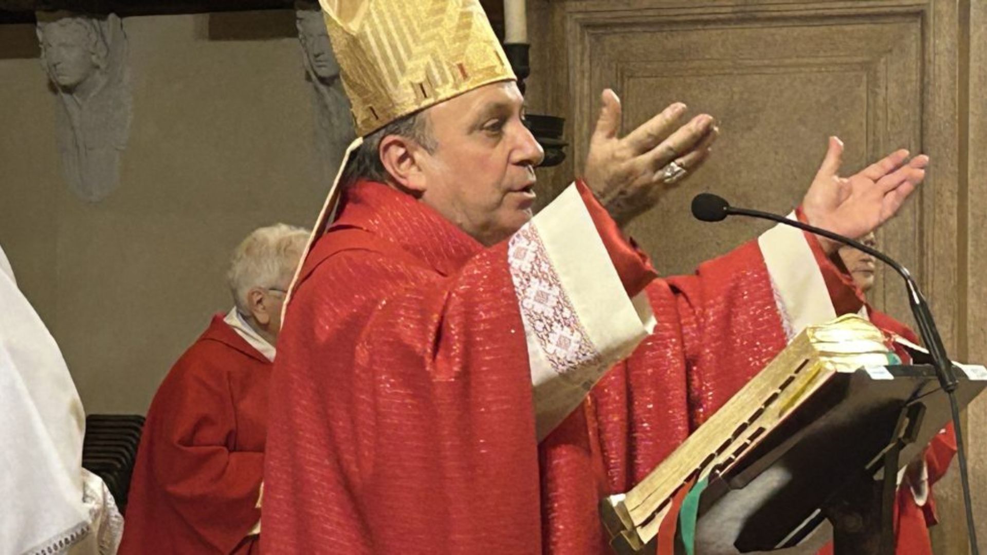 Milano. Vegezzi eleva il Te Deum di ringraziamento.