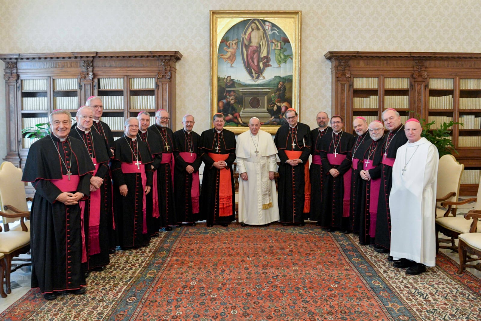 I vescovi toscani ricevuti da Papa Francesco
