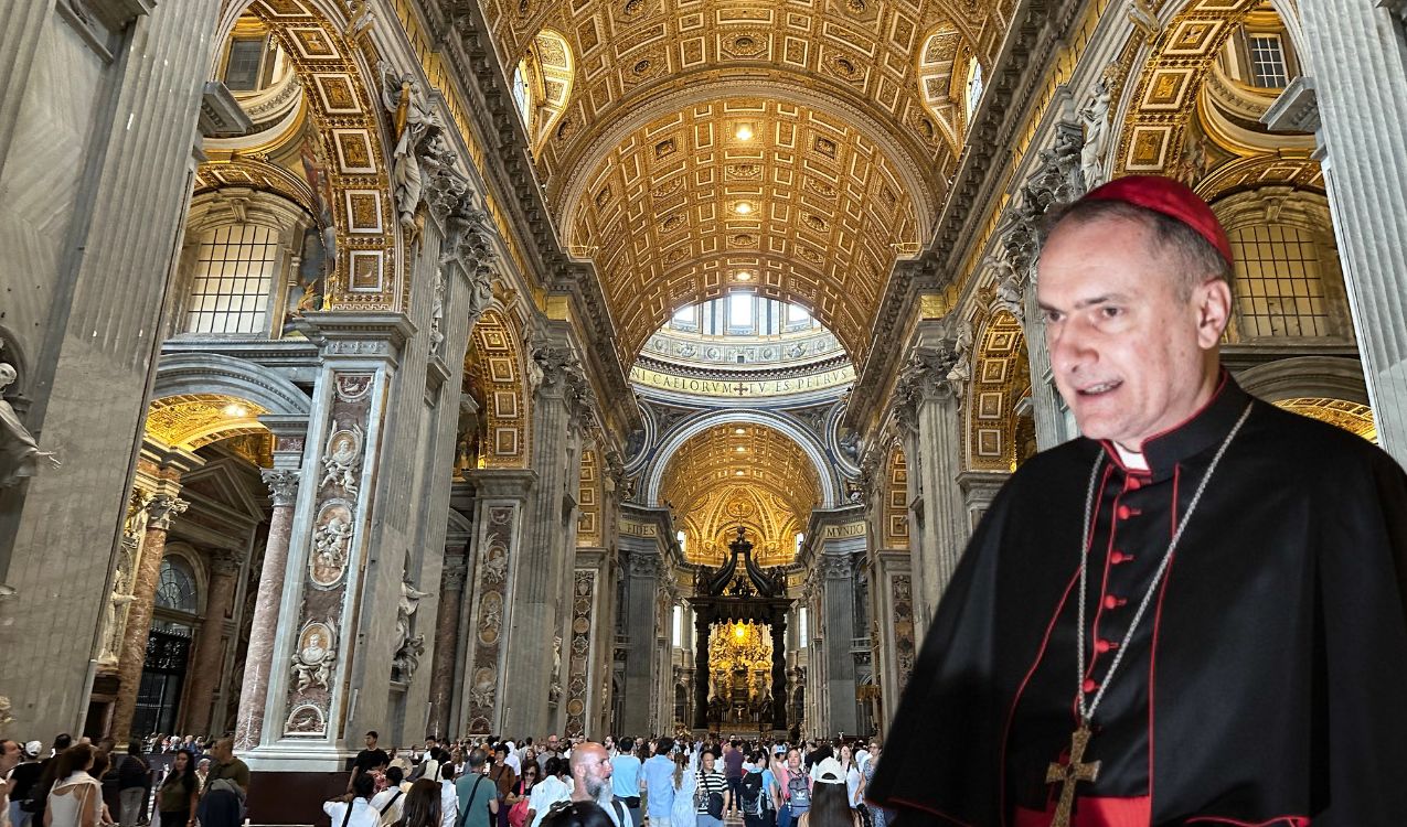 Basilica San Pietro: cadono calcinacci, intervengono i Vigili del Fuoco