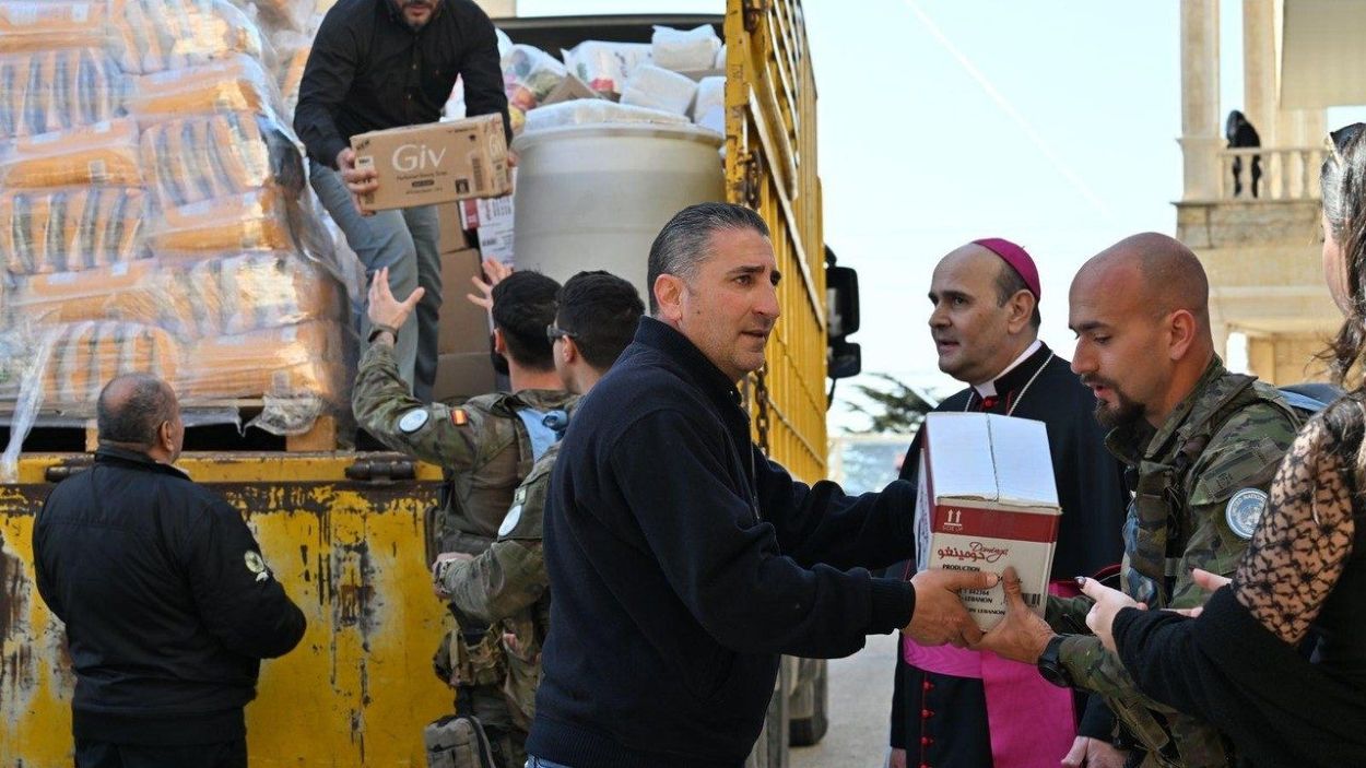 Libano, il nunzio Paolo Borgia visita i villaggi cristiani del Sud: «La Chiesa è al fianco dei libanesi»