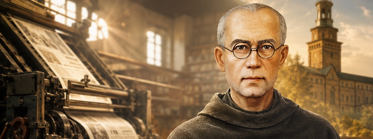 Un milione di copie, una radio e un convento: chi era Massimiliano Kolbe?