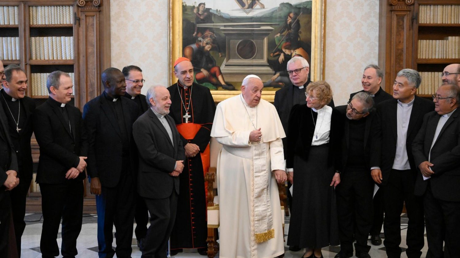 Papa Francesco ai teologi: «Rimettere al centro Cristo. Nicea ci ricorda che in Gesù possiamo conoscere il volto di Dio»