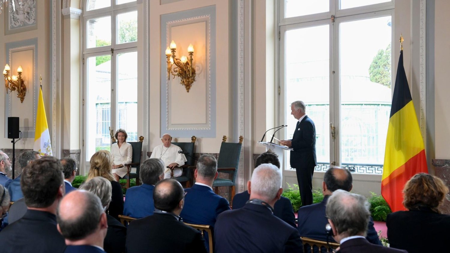 Papa Francesco in Belgio: «La Chiesa, che tiene lo sguardo su Gesù, offre speranza». 