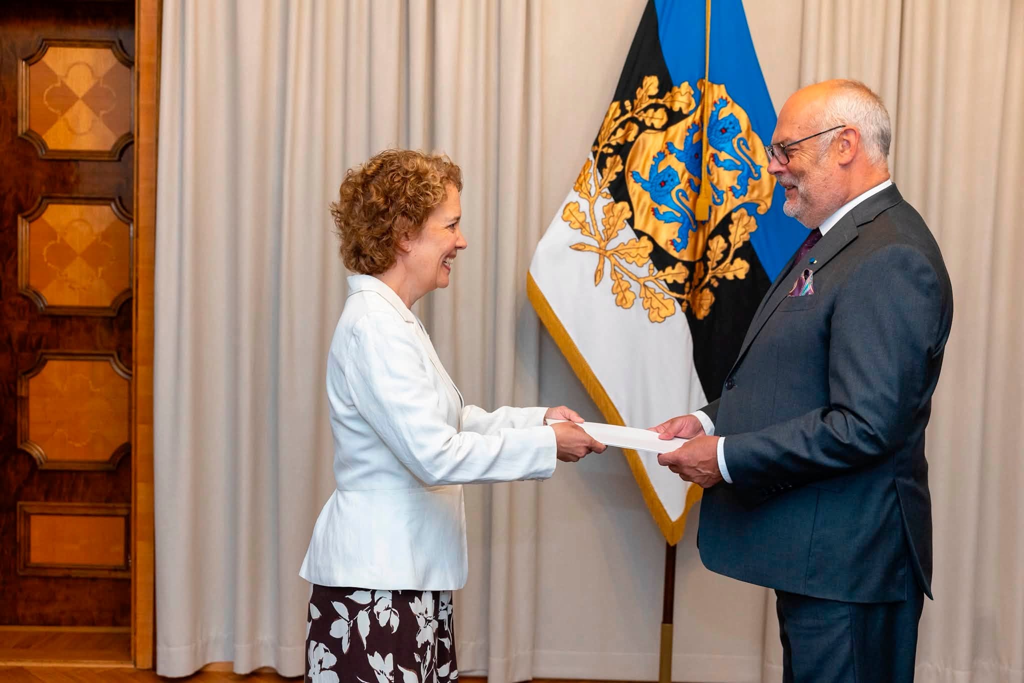 Jo Lomas formally takes up post as UK Ambassador to Estonia