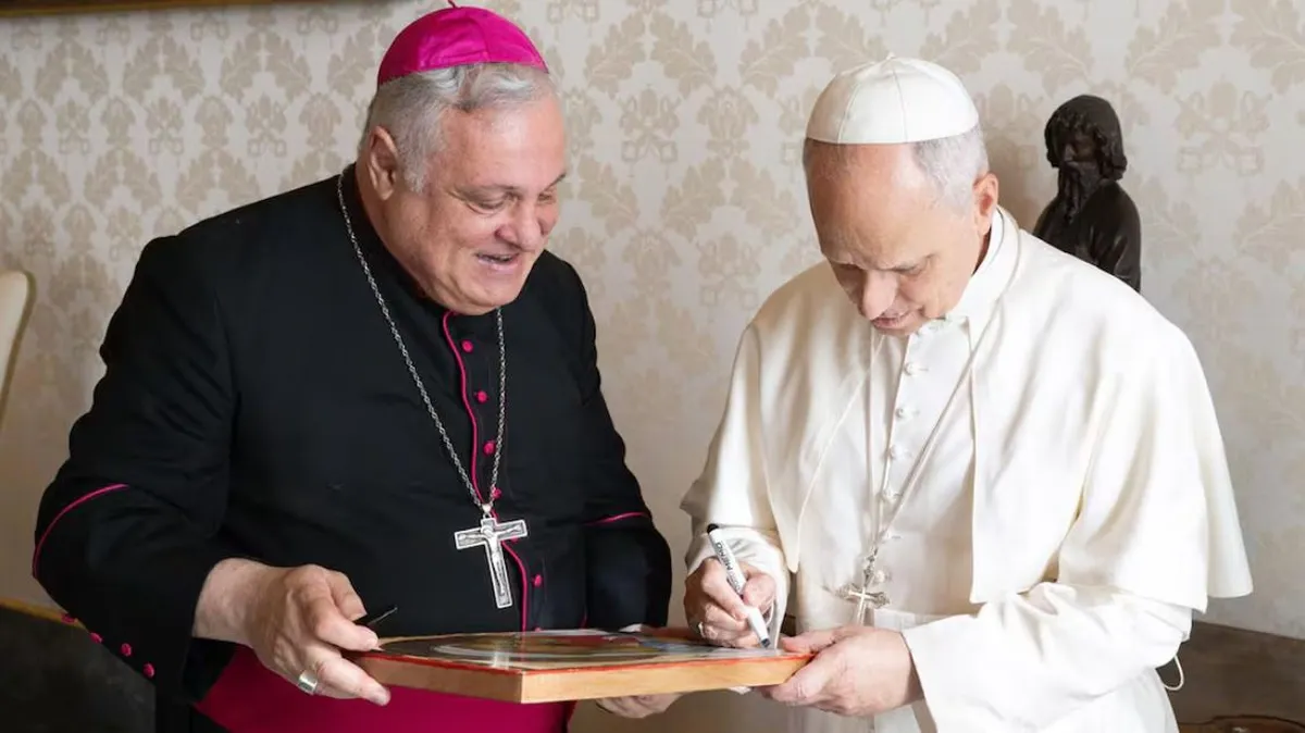 León XIV prepara su viaje a Argentina: Colombo y Pizarro, en el Vaticano
