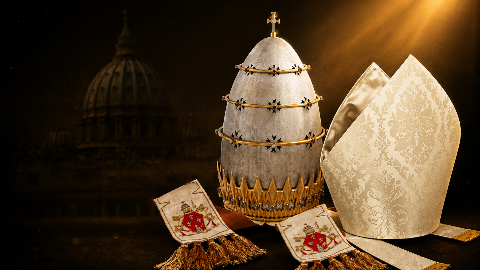 Perchè il vescovo indossa un cappello durante la liturgia?