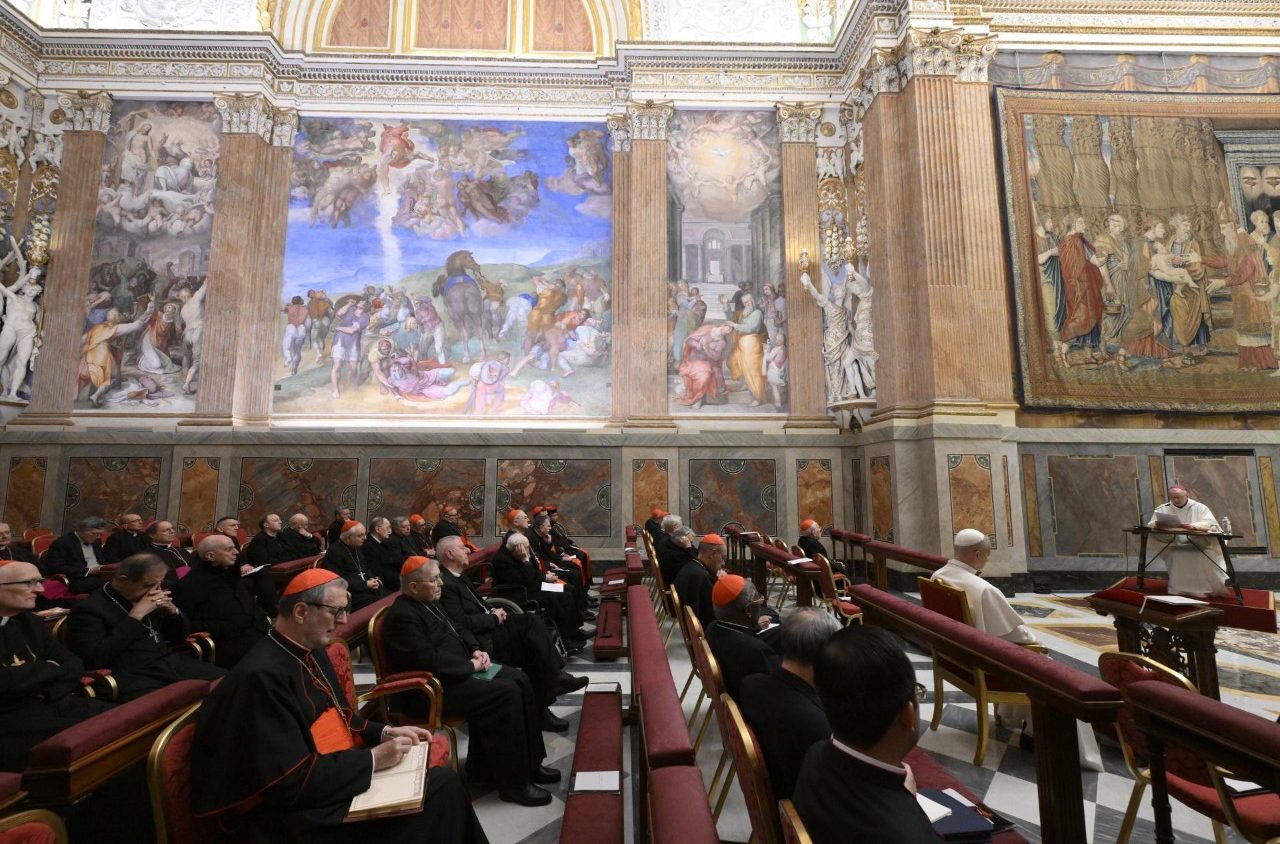Spiritual Exercises. Bishop Varden: "The Church reminds men of the hidden glory that lives within them"