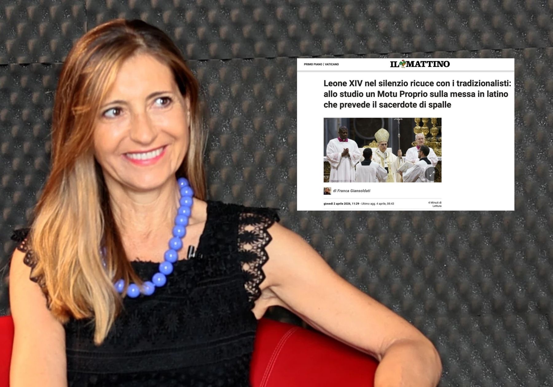 Franca Giansoldati en el circo vaticano: una broma confundida con una exclusiva