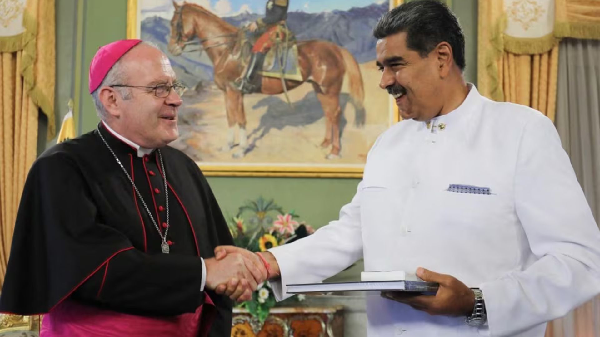 Venezuela. Mons. Ortega ha presentato le lettere credenziali a Maduro